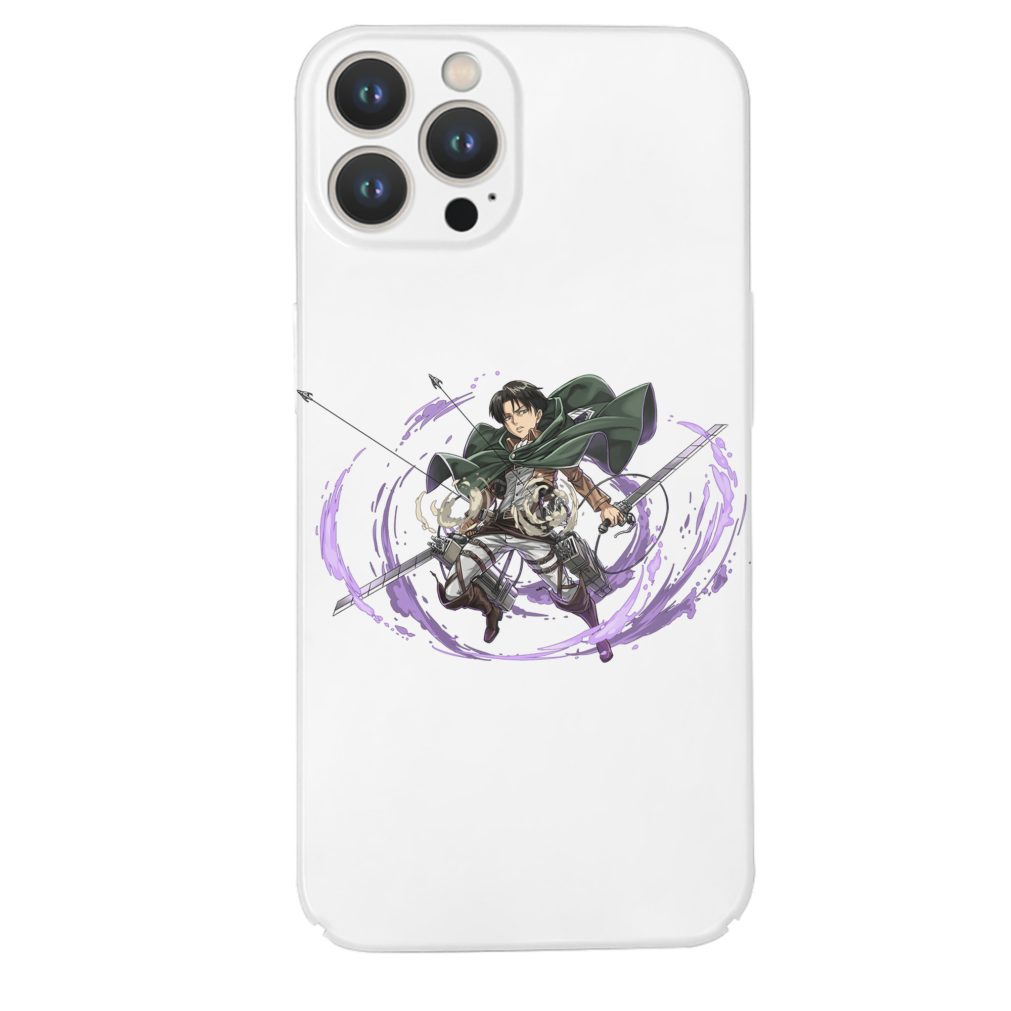 （画像用） 進撃の巨人 リヴァイ·アッカーマン Attack on Titan Levi Ackerman 【iPhone 14シリーズ対応】ハードケース